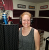 Katie Naugle in the Studio